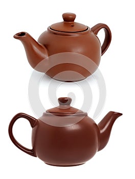 Ceramic teapot for brewing tea