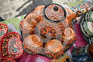 Ceramic teapot from Samarkand