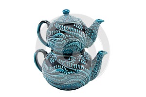 Ceramic teapot Turkey Kutahya cini