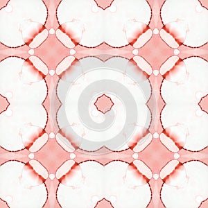 Ceramic Tile Art. Red Pattern. Ceramic Floor Print. Italian Majolica Tile. Floral Ornament. Floral Watercolor Design. Burgundy