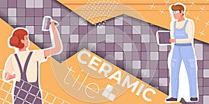 Ceramic Tile Collage