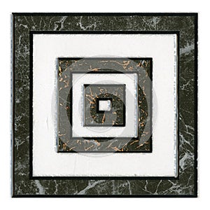 Ceramic tile decor gray