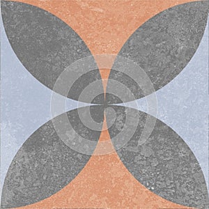 Ceramic tile decor gray