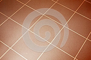 Ceramic tile floor