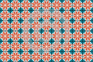 Ceramic tile geometric pattern design background-1