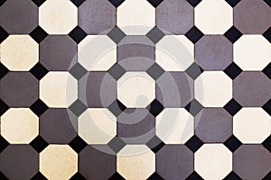 Ceramic tile.Mosaic, ceramic tiles with classic pattern. Texture