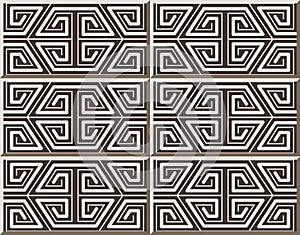 Ceramic tile pattern 426 polygon geometry cross line