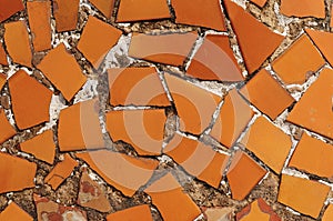 Ceramic tile pieces