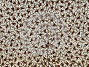 ceramic triangle tile mosaic on wall