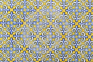 Ceramic wall tiles in Valencia, Spain photo