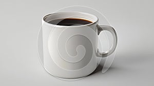 ceramic white coffee mug