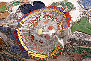 Ceramic work on Wat Pho - Thailand - Bangkok