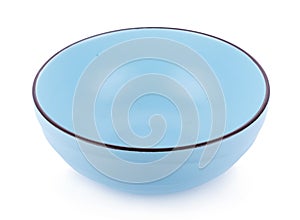 Ceramics bowl isolated on white background