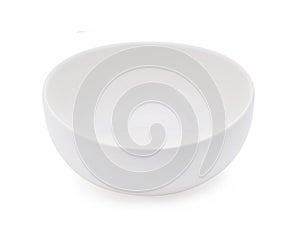 Ceramics bowl isolated on white background