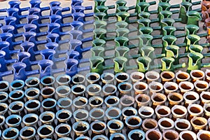 Ceramics for sale to tourist at Faiyum Oasis