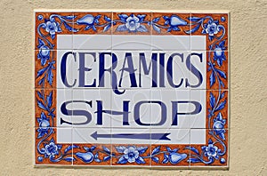 Ceramics shop