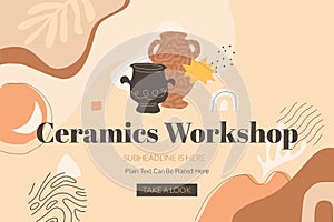 Ceramics Workshop Banner Template