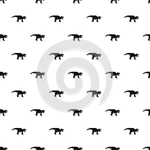 Ceratopsians dinosaur pattern vector