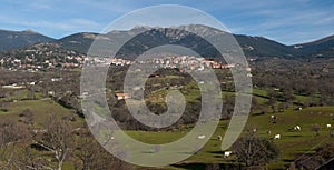 Cercedilla, the village where Joaquin Sorolla died, in Guadarrama National Park. Madrid, Spain.. photo