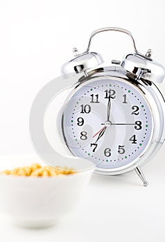 Cereal and Alarm Clock