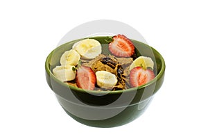 Cereal, Bananas, Strawberries