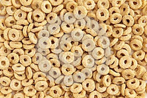 Cereal cheerios background, delicious rings breakfast cereal