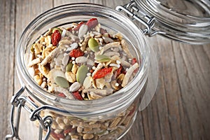 Cereal Granola Muesli Jar