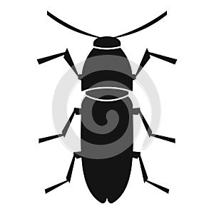 Cereal leaf beetle icon, simple style