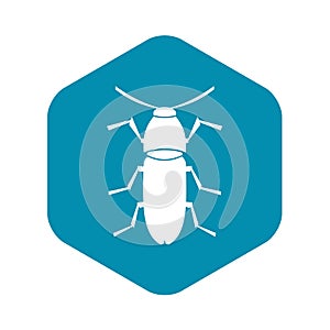 Cereal leaf beetle icon, simple style