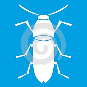 Cereal leaf beetle icon white