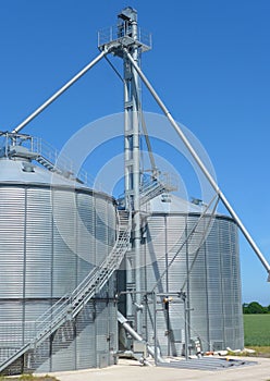 Cereal silo, in Germany, Schleswig-Holstein