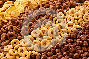 Cereals breakfast collection.