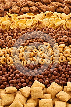 Cereals breakfast collection.