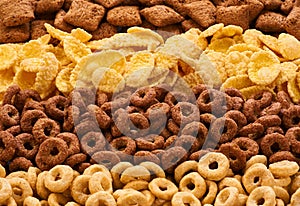Cereals breakfast collection.