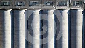 Cereals cement silos