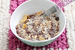 Cereals with chocolate