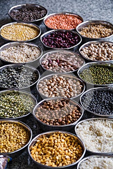 Cereals Grains Beans in Delhi India photo