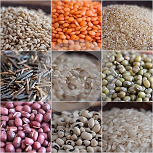 Cereals and legumes composition