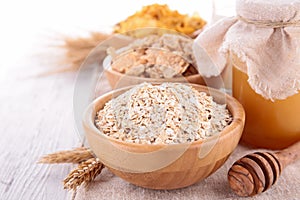 Cereals ,milk and honey