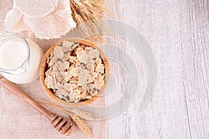 Cereals ,milk and honey