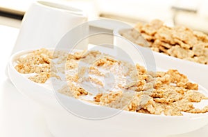 Cereals soaked in milk or drinkable yogurt