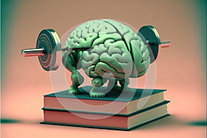 Cerebro y libros photo