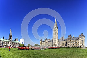 The ceremonial Changing of the Guard, Ottawa, Canada