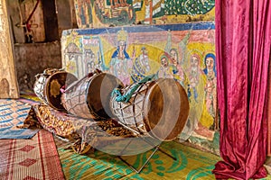 Ceremonial drum Ura Kidane Mehret, Ethiopia