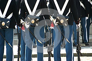 Ceremonial guard (close-up)