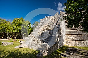 Ceremonial Pyramid, Chichen Itza, Yucatan, Mexico