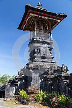 Ceremonial towers at Pura Besakih Balinese temple