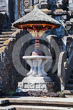 Ceremonial towers at Pura Besakih Balinese temple