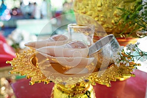 Ceremonies in Thai wedding