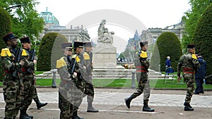 Ceremony to mark Western allies World War Two victory Armistice